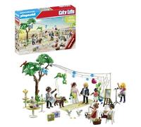 Playmobil 71365 Cérémonie de Mariage, Un Mariage Romantique à reconstituer, avec des décorations, Plusieurs invités, et des Animaux, Univers City Life Promo Pack dès 4 Ans