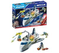 Playmobil Navette spatiale 71368 – 2 personnages, effets lumineux, grappin et accessoires, dès 4 ans