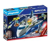 PLAYMOBIL 71368 Navette spatiale, Space, L'espace, 72 pièces avec 2 astronautes, Dès 4 ans
