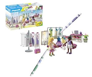 Playmobil 71372 Color : Boutique de Mode - Crée de Nouvelles Histoires à tes Couleurs avec la Boutique de Mode - avec des feutres effaçables à l'eau - Dès 5 Ans