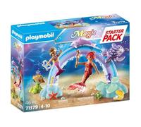 PLAYMOBIL 71379 StarterPack Sirènes et arc-en-ciel - Magic - Jeu de rôle créatif - 46 pièces - Dès 4 ans