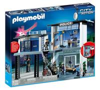 Playmobil 71395 City Action Commissariat de Police avec système d'alarme