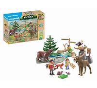 Playmobil 71403 Animaux de la forêt d'Amérique du Nord - Gamme Wiltopia avec Plus de 80% de matériaux recyclés ou biosourcés en Moyenne - Dès 4 Ans