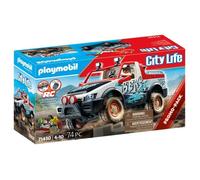 PLAYMOBIL 71430 Voiture de rallye, City Life, Avec personnage et véhicule tout-terrain, 74 pièces, Dès 4 ans