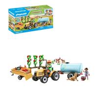 PLAYMOBIL 71442 Pays Tracteur Avec Remorque Et Eau Tank Set de Jeux pour Ages 4+
