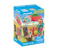 Playmobil 71445 Vendeuse de confitures - Country - avec Un Personnage, Un Parasol Fraise et des confitures - avec Plus de 80% de matériaux biosourcés et recyclés en Moyenne - Dès 4 Ans