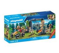 Playmobil 71454 - Explorateurs et ruine de la Jungle - Comprend 2 Personnages, Un Quad Tout Terrain, des ruines, Un Squelette et Un trésor Secret - Dès 4 Ans