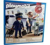 PLAYMOBIL - 71462 - Pilote + kit de compagnon de bord - 33 pièces - Exclusive for Travelers - Édition limitée