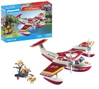 Playmobil 71463 Hydravion avec Pompier - Action Heroes - avec Un Personnage, des