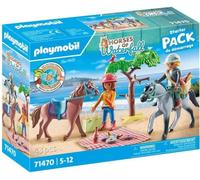 PLAYMOBIL 71470 Amélia et Ben avec chevaux - Horses of Waterfall - 2 personnages et 2 chevaux - Des 4 ans