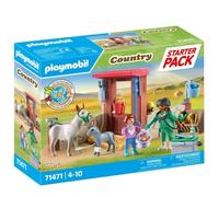 PLAYMOBIL 71471 Vétérinaire avec animaux de la ferme, Country la ferme, 55 pièces, Dès 4 ans