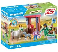 PLAYMOBIL 71471 Vétérinaire avec animaux de la ferme, Country la ferme, 55 pieces, Des 4 ans