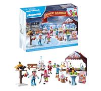 Playmobil Calendrier de l'Avent 71472 Marché de Noël – 24 surprises, 84 pièces, dès 4 ans