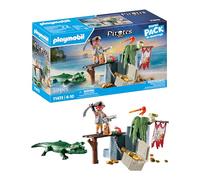 Playmobil 71473 Pirate avec Alligator