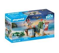 Playmobil 71473 Pirate avec Alligator
