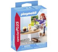Playmobil 71479 - Le pâtissier - Comprend Un Personnage avec Un Table et Les Accessoires necessaires pour Faire des gâteaux
