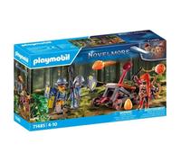 PLAYMOBIL 71485 Chevaliers et catapulte, Les chevaliers Novelmore, 54 pièces, Dès 4 ans