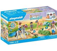 PLAYMOBIL 71495 Cavaliers poneys et saut d'obstacles