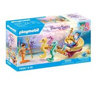 Playmobil Mermaid With Seahorse Carriage Construction Game Doré
