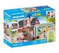 Playmobil 71509 Tiny House - La Petite Maison Parfaite pour de Grandes Aventures - Gamme Tiny House fabriquée avec Plus de 80% de matériaux recyclés ou biosourcés en Moyenne, Univers myLife Dès 4 Ans