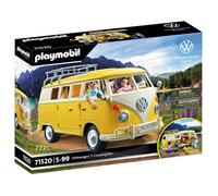 PLAYMOBIL 71520 Volkswagen T1 Combi jaune, Classic Car, Voiture de collection, 77 pièces, dès 14 ans