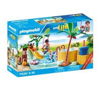 PLAYMOBIL 71529 Vacanciers avec piscine et bain à bulles