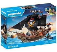 PLAYMOBIL 71530 Bateau pirates, 137 pieces dont 3 personnages et 4 animaux, Les Pirates, Jeu de rôle créatif, Des 4 ans