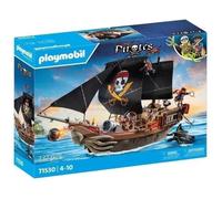 PLAYMOBIL 71530 Bateau pirates, 137 pièces dont 3 personnages, Les Pirates, Jeu de rôle créatif, Dès 4 ans
