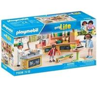 PLAYMOBIL 71538 Stand de restauration rapide, My Life, 54 pieces, Des 5 ans