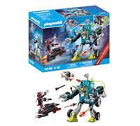 Playmobil 71578 Robot géant avec drone lance-projectiles – 2 personnages et accessoires