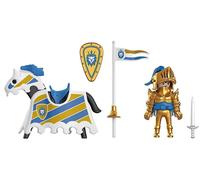Playmobil 71604 Ensemble anniversaire 50 ans Chevalier d'or avec cheval...
