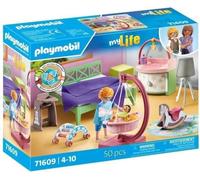 PLAYMOBIL 71609 Chambre de parents avec berceau suspendu, Maison d'architecte, My Life, 50 pieces, Des 4 ans
