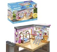 PLAYMOBIL 71610 Chambre d'enfant avec lit cabane, My Life Maison d'architecture, 97 pieces, Des 4 ans