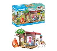 Playmobil 71638 Espace détente avec cavalières - Horses of Waterfall - Comprenant Deux Personnages, Un Cheval et Un Coin Secret pour Les Fournitures - Dès 5 Ans