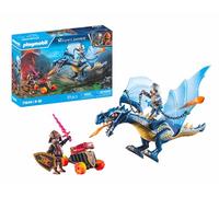 Playmobil - Set Novelmore 71644 Combattants - Dragon articulé, 2 chevaliers, accessoires - Dès 4 ans