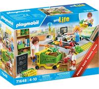 PLAYMOBIL 71648 Caisse de paiement supermarché, My Life le shopping, Promo Pack, 65 pièces, Dès 4 ans