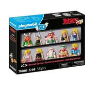PLAYMOBIL 71680 Astérix, César et les irréductibles Gaulois, coffret spécial 10 personnages d'Astérix, Dès 5 ans