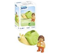 PLAYMOBIL Junior 71699 Enfant avec escargot à bascule, Dès 12 mois