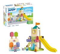 Playmobil 71703 Junior : Aire de Jeux avec Toboggan géant - Comprenant Un Stand de Glace, Un Toboggan et Une Grande Roue - Jouet fabriqué à partir de matière d'origine végétale - Dès 12 Mois