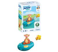 Playmobil 71704 Junior & Disney : Tigrou avec canot - Comprend Tigrou, Un Poisson et Un Bateau Flottant - Jouet fabriqué à partir de matières d'origine végétale - Dès 18 Mois