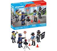 PLAYMOBIL 71730 - Ensemble De Personnages De La Police - Action Heroes