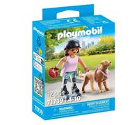 Playmobil My Life 71739 - Jeune Fille Rolleuse Avec Retriever