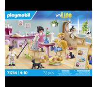 Playmobil 71744 Bar à Chats : Ensemble de jeu en plastique multicolore, 61 pièces, 3+ ans, dimensions colis 248x72x187mm, certification CE