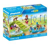 Playmobil 71745 - aire de jeux pour chiens et figurines