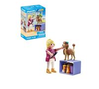 PLAYMOBIL 71747 Toiletteuse avec caniche et accessoires, My Life, 23 pièces, Dès 4 ans