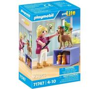 PLAYMOBIL 71747 Toiletteuse avec caniche et accessoires, My Life, 23 pieces, Des 4 ans