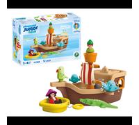 Playmobil 71769 Junior & Disney Peter Pan Bateau Pirate, 40 pièces, Plastique Multicolore, Figurines et Accessoires, 4+ ans, Dimensions 187x72x142mm