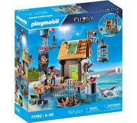 PLAYMOBIL 71792 Port de pirates avec repaire, prisons et canon, 165 pieces, Les Pirates, des 4 ans