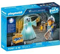 PLAYMOBIL 71797 Chevalier et fantôme a effets lumineux, Novelmore, 18 pieces, Des 4 ans