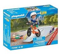 PLAYMOBIL 71798 Snowboarder avec rampe de glisse